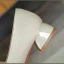 Chic / Beautiful Beige Prom Pearl Pumps 2023 Satin 3 cm Low Heel Thick Heels Square Toe Pumps High Heels