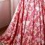 Elegant Red Printing Prom Dresses 2022 Square Neckline Puffy Short Sleeve Backless Floor-Length / Long Prom Formal Dresses