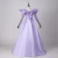 Vintage / Retro Lavender Beading Sequins Prom Dresses 2026 Ball Gown Scoop Neck Long Sleeve Backless Floor-Length / Long Prom Formal Dresses