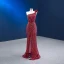 High End Burgunderrot Perlenstickerei Abendkleider 2023 Meerjungfrau One-Shoulder Ärmellos Rückenfreies Gespaltete Front Hof-Schleppe Abend Festliche Kleider