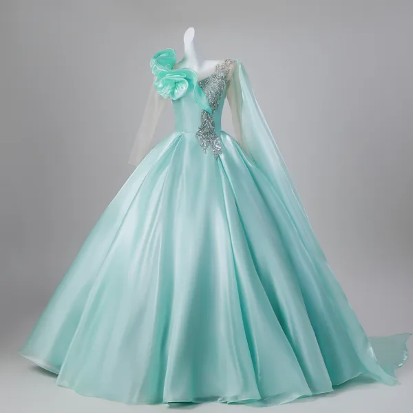 mint green retro dress 1960s Mint Ice Cream Dress, SM – Charmstruck main image 1