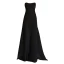 Sexy Noire Chiffon Robe De Soirée 2022 Princesse Bretelles Spaghetti Sans Manches Dos Nu Soirée Tribunal Train Robe De Ceremonie