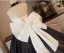 Style Audrey Hepburn Noire Noeud Robe De Bal 2024 Robe Boule Bustier Sans Manches Dos Nu Train De Balayage Promo Robe De Ceremonie