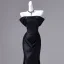Style Audrey Hepburn Noire Robe De Soirée 2026 Trompette / Sirène De l'épaule Manches Courtes Dos Nu Train De Balayage Robe De Ceremonie