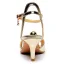 Sexy Gold Evening Party Womens Sandals 2024 Ankle Strap 6 cm Stiletto Heels Open / Peep Toe Sandals High Heels
