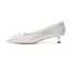 Bling Bling Champagne Perlage Paillettes Chaussure De Mariée 2023 Cuir 3 cm Talons Aiguilles Talon Bas À Bout Pointu Mariage Escarpins Talons Hauts