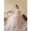 Chic / Beautiful Lavender Beading Appliques Prom Dresses 2022 A-Line / Princess Spaghetti Straps Sleeveless Backless Floor-Length / Long Formal Dresses