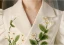 Vintage / Retro White Embroidered Wedding Cascading Ruffles Flower Girl Dresses 2024 Ball Gown Covered Button V-Neck Long Sleeve Floor-Length / Long