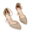 Charming Gold Sequins Prom Womens Shoes 2022 Ankle Strap 7 cm Stiletto Heels Pointed Toe Womens Shoes High Heels