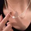 Bling Bling Silver Sterling Silver Prom Pearl Necklace Bracelets Accessories 2023