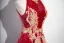 Charming Burgundy Beading Rhinestone Sequins Prom Dresses 2024 A-Line / Princess High Neck Sleeveless Backless Floor-Length / Long Prom Formal Dresses