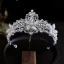 Barock Silver Legering Pärla Rhinestone Brud Huvudbonad 2023 Bröllop