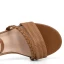Roman Beige Summer Casual Street Wear Womens Sandals 2023 Ankle Strap 7 cm Thick Heels Open / Peep Toe Sandals High Heels