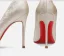 Mooie / Prachtige Champagne Rode Zool Avond Pumps 2025 Leer 10 cm Naaldhakken / Stiletto Spitse Neus Pumps Hoge Hakken