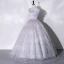 Charming Sky Blue Cascading Ruffles Prom Dresses 2023 Ball Gown Off-The-Shoulder Sleeveless Floor-Length / Long Prom Formal Dresses