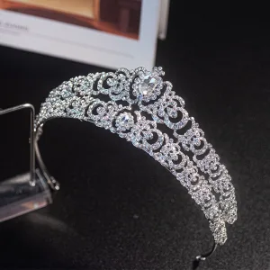 Charmant Silber Hochzeit Strass Legierung Haarschmuck Braut 2023