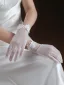 Vintage / Retro White Lace Flower Bridal Gloves Wedding 2025
