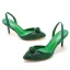 Sexy Summer Sky Blue Rhinestone Cocktail Party 2023 7 cm Stiletto Heels Pointed Toe Womens Sandals