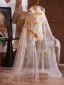 Chic / Belle Blanche Fait main Appliques Promo châle Accessorize Tulle 2025