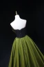 Fashion Clover Green Prom Dresses 2024 Ball Gown Strapless Bow Sleeveless Backless Floor-Length / Long Formal Dresses
