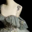 Elegant Grey Beading Sequins Prom Dresses 2023 Ball Gown Scoop Neck Short Sleeve Backless Floor-Length / Long Formal Dresses