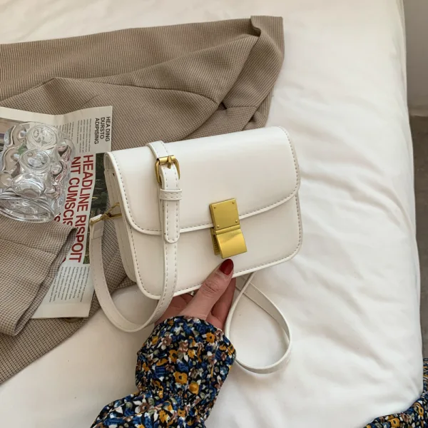 Chic / Belle Noire Vêtement de rue Carrés Sacs à bandoulière Sac de messager 2023