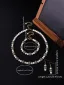 Vintage Medieval Blanco Perla Rhinestone Gala Pendientes Collares Pulseras Accesorios 2025