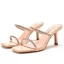 Sexy White Rhinestone Cocktail Party Womens Sandals 2022 7 cm Stiletto Heels Open / Peep Toe Sandals High Heels