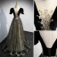 Chic / Belle Noire Perlage Robe De Bal 2022 Princesse Encolure Dégagée Manches Courtes Dos Nu Longue Robe De Ceremonie