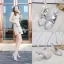 Sexy Transparent White Cocktail Party Crystal Womens Sandals 2023 Ankle Strap 10 cm Stiletto Heels Open / Peep Toe Sandals High Heels