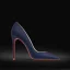 Chic / Beautiful Navy Blue Evening Party Leather Red Sole Pumps 2023 8 cm Stiletto Heels Pointed Toe Pumps High Heels