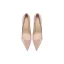 Mode Blozen Roze Kantoor OL Lakleer Pumps 2025 Leer 10 cm Naaldhakken / Stiletto Spitse Neus Pumps Hoge Hakken