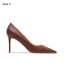 Chic / Beautiful Nude Leather Handmade  Evening Party Pumps 2024 8 cm Stiletto Heels Pointed Toe Pumps High Heels