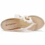 Bohemia White Appliques Outdoor / Garden Womens Sandals 2023 10 cm Wedges Open / Peep Toe Sandals