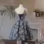 Chic / Beautiful Multi-Colors Floral Homecoming Graduation Dresses 2024 A-Line / Princess Spaghetti Straps Sleeveless Backless Knee-Length Formal Dresses