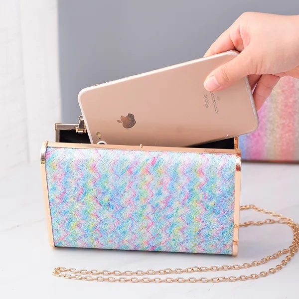 Moda Multi-Kolory Rhinestone Wieczorowe Kopertówki 2023