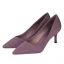 Modest / Simple Green Office OL Pumps 2023 Satin 6 cm Stiletto Heels Pointed Toe Pumps High Heels