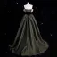 Elegant Army Green Bow Satin Prom Dresses 2024 Ball Gown Strapless Sleeveless Backless Floor-Length / Long Prom Formal Dresses