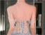 Charming Grey Beading Sequins Lace Flower Prom Dresses 2024 Trumpet / Mermaid Off-The-Shoulder Sleeveless Backless Bow Floor-Length / Long Prom Formal Dresses