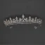 Fine Sølv Rhinestone Bryllup Tiara 2022 Zirkon Legering Tiara Har Tilbehor