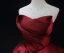 Vintage / Retro Burgundy Prom Dresses 2024 Ball Gown Strapless Sleeveless Backless Sweep Train Prom Formal Dresses