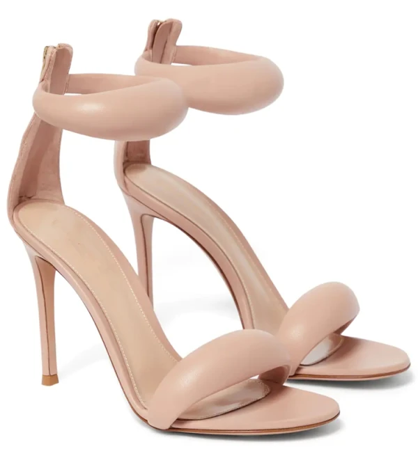 Unusual Fuchsia Cocktail Party Prom Womens Sandals 2022 Ankle Strap 9 cm Stiletto Heels Open / Peep Toe Sandals High Heels