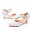 Chic / Belle Blanche En Dentelle Fleur Chaussures Femmes 2022 Promo Perle 5 cm Talons Aiguilles À Bout Pointu Chaussures Femmes Talons Hauts