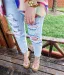 Unique Noire Cocktail Sandales Femme 2022 Bride Cheville 14 cm Talons Épais Peep Toes / Bout Ouvert Sandales Femme Talons Hauts