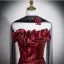 Sexy Bordeaux Paillettes Robe De Soirée 2025 Trompette / Sirène Volants Bustier Sans Manches Dos Nu Train De Balayage Robe De Ceremonie