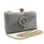 Bling Bling Svart Rhinestone Paljetter Aften Clutch Veske 2023