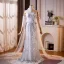 Scintillantes Sexy Argenté Perle Paillettes Robe De Soirée 2026 Trompette / Sirène Bustier Manches Courtes Dos Nu Longue Robe De Ceremonie