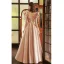 Élégant Rougissant Rose Perlage Paillettes Robe De Bal 2023 Princesse Encolure Carrée Noeud Manches Courtes Dos Nu Longue Promo Robe De Ceremonie