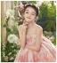 Chic / Beautiful Blushing Pink Beading Pearl Sequins Appliques Birthday Short Flower Girl Dresses 2025 Ball Gown Scoop Neck Tassel Sleeveless