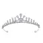 Enkel Sølv Rhinestone Har Tilbehor Bryllup Tiara 2022 Zirkon Legering Tiara